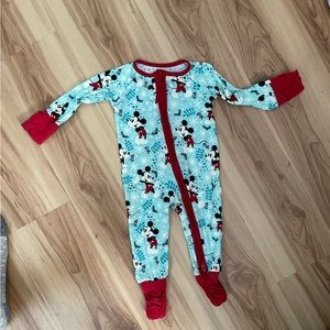 Disney Mickey Winter Wonderland Little Sleepies size 0-3.